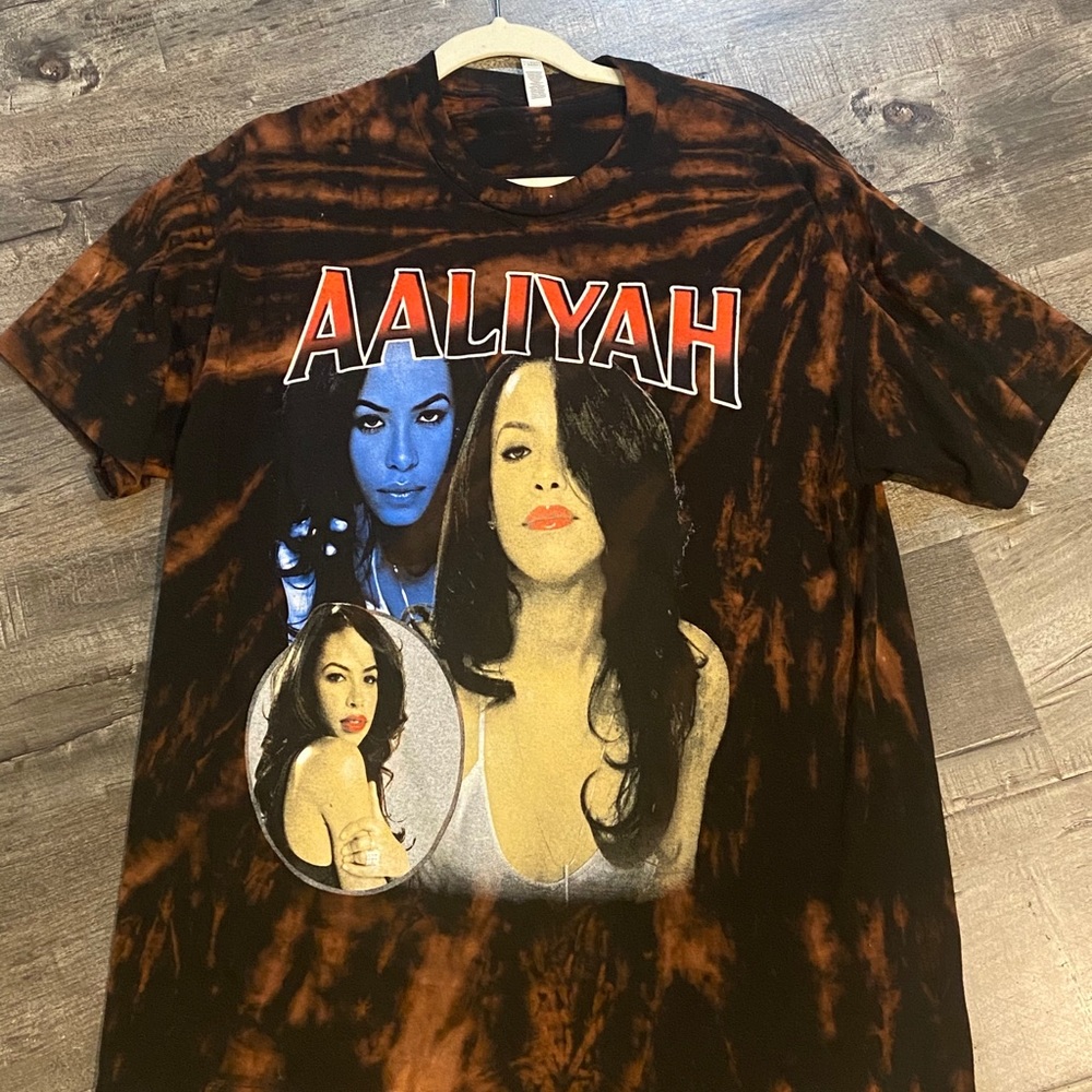 Aaliyah Graphic Rap TShirt - Tie Dye